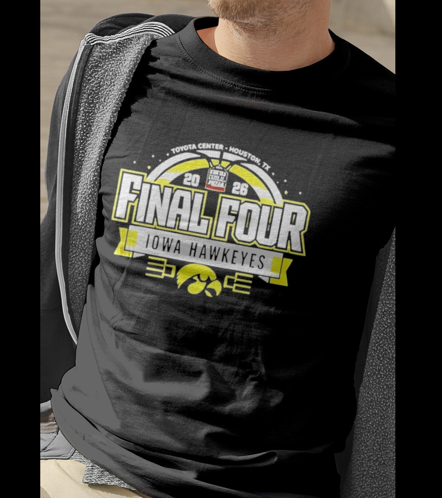 Iowa Hawkeyes NCAA Basketball Final Four 2026 March Madness Arch Madness T-Shirt