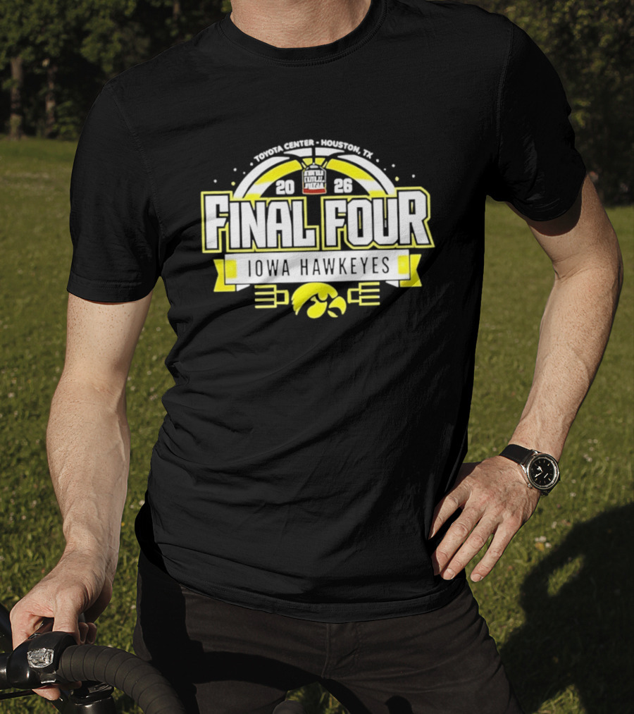 Iowa Hawkeyes NCAA Basketball Final Four 2026 March Madness Arch Madness T-Shirt