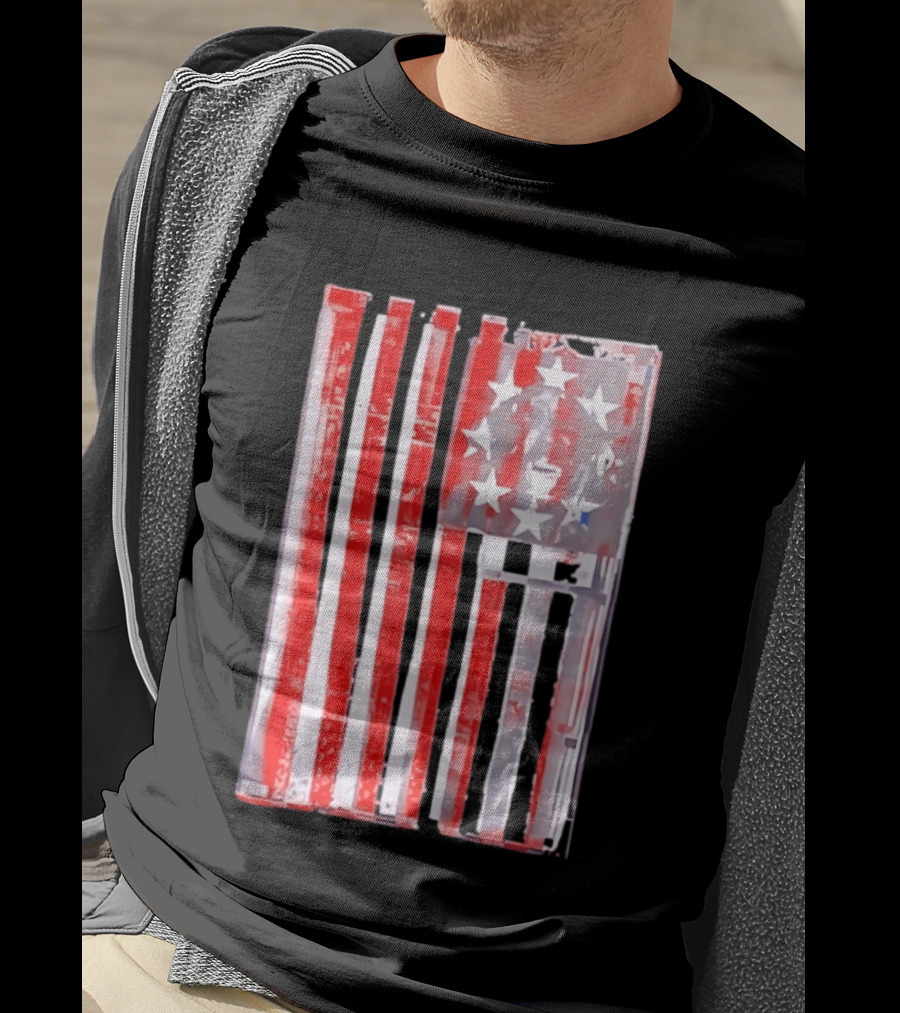 Rottweiler American Flag Independence Dog Lovers Patriotic USA T-Shirt