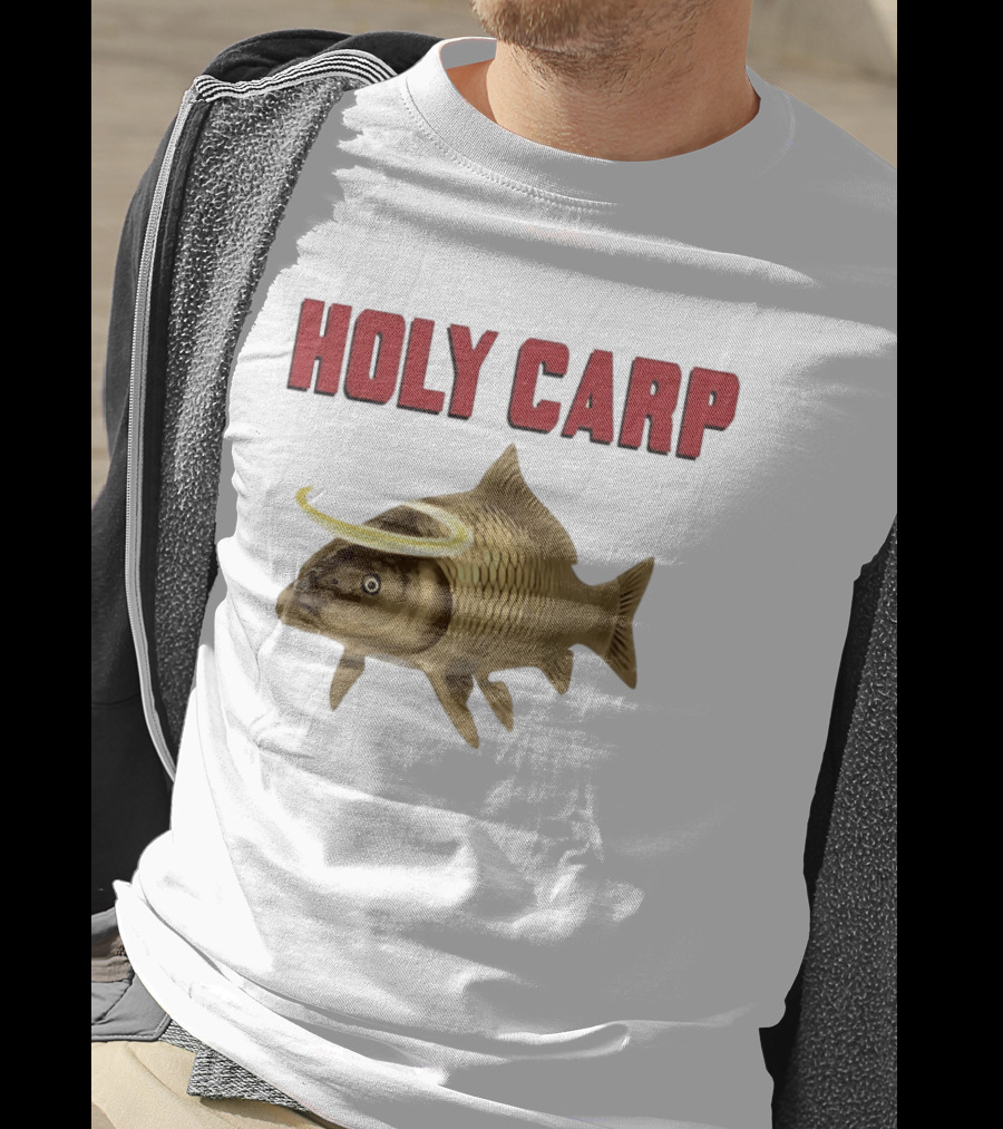 Holy Carp Fish With Halo T-Shirt
