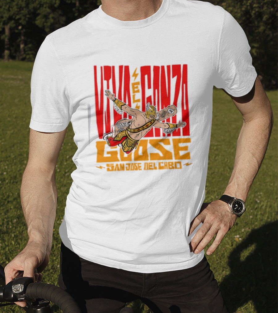 Viva El Gonzo Goose El Gonzo Fantástico Wrestling Skateboarding Fusion T-Shirt