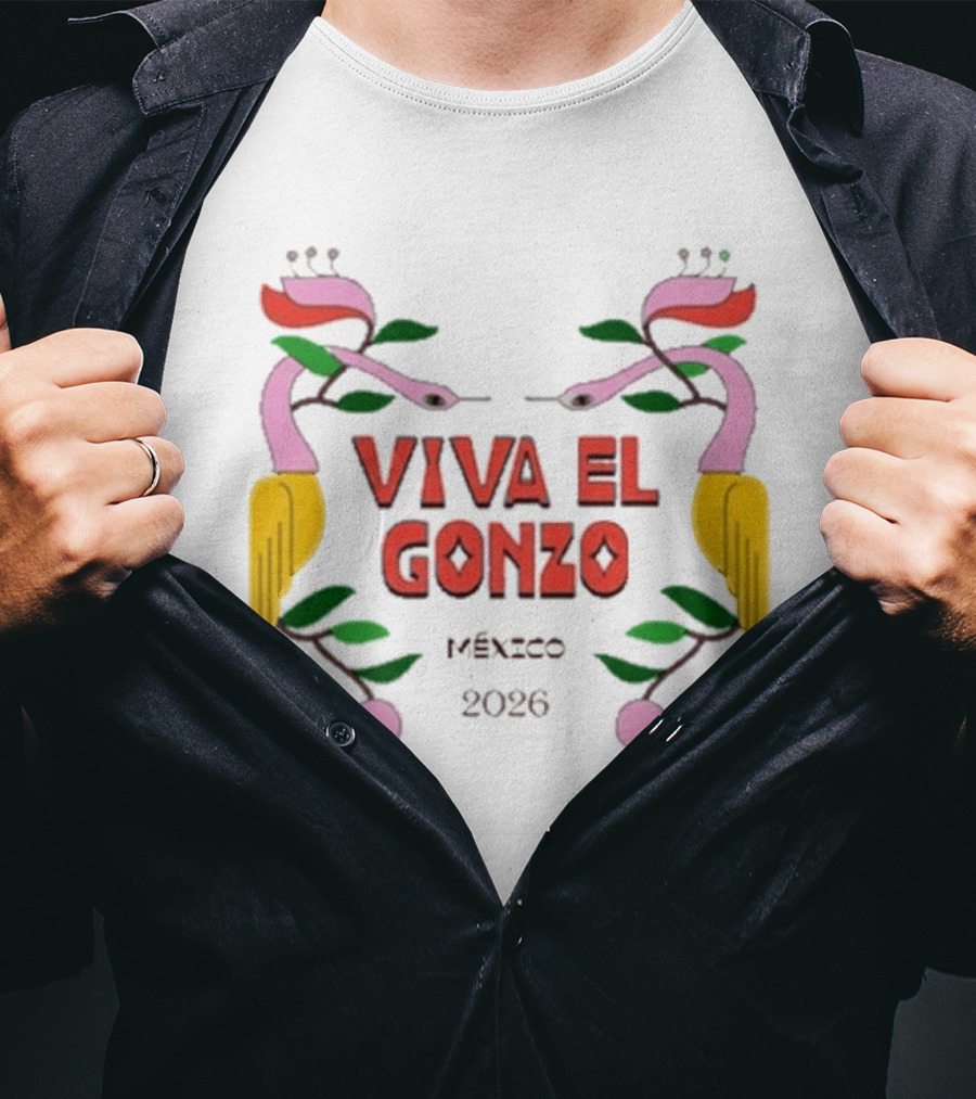 Viva El Gonzo México 2026 Golden Mangrove T-Shirt