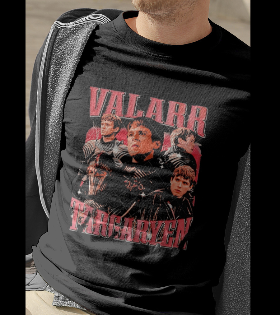 Valarr Targaryen Aegon Rightful Heir Fantasy Saga T-Shirt