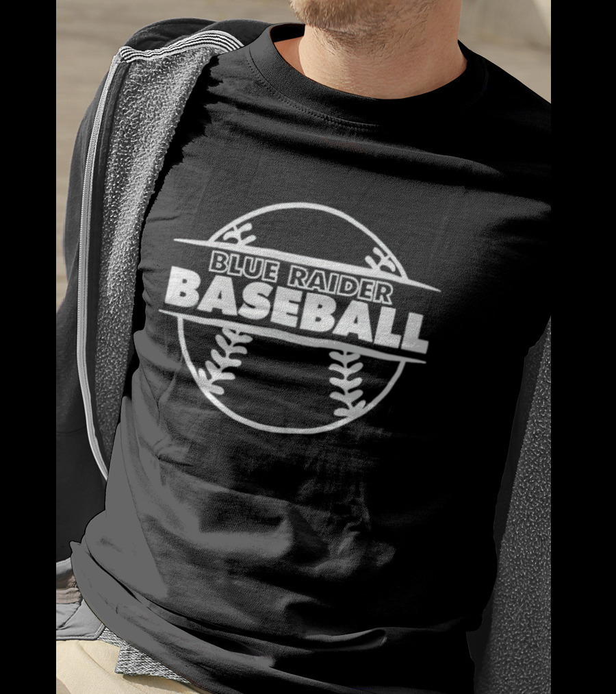 Blue Raider Baseball Vintage Sports Team T-Shirt