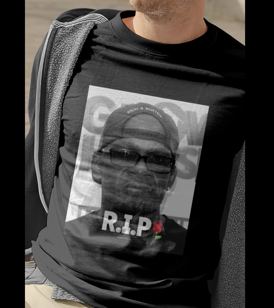 RIP Rich & Rotten Roses In PetalGrove Street Shawn Fonteno T-Shirt
