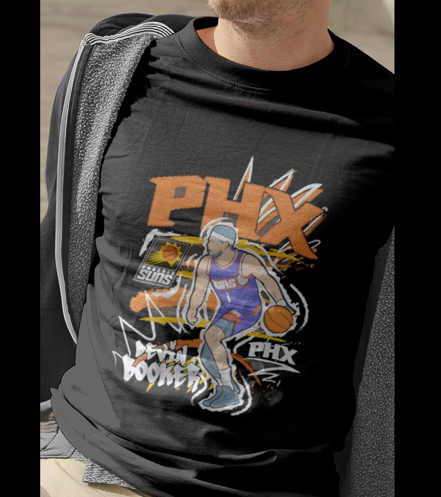 Phoenix Suns Devin Booker PHX Basketball Player T-Shirt