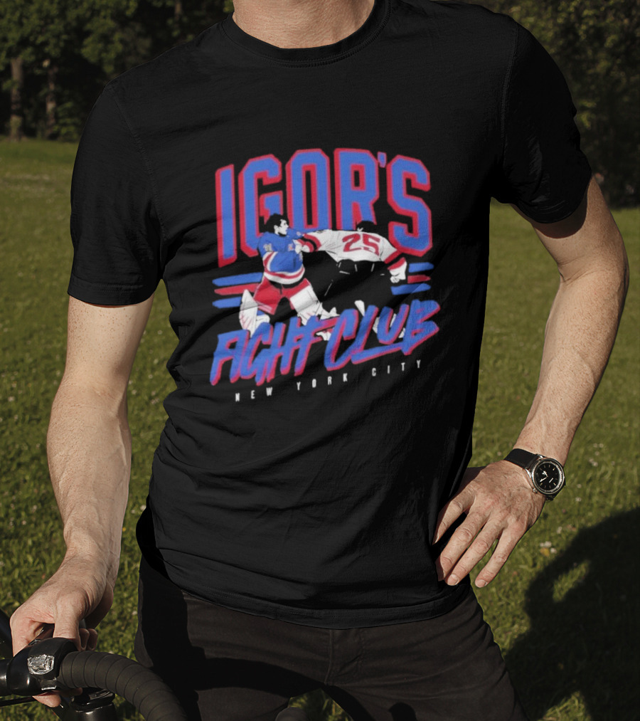 Igor's Fight Club New York City Hockey Rivalry 25 T-Shirt
