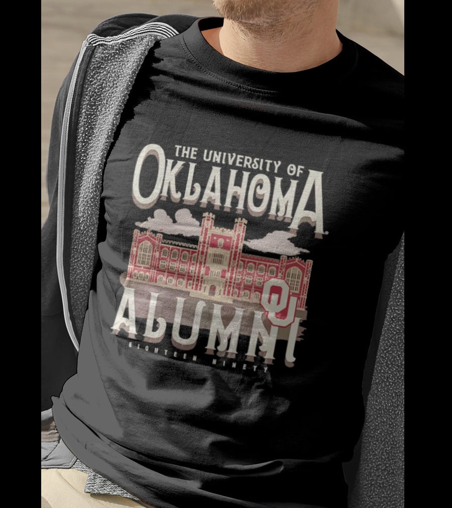 The University Of Oklahoma Alumni Oklahoma Sooners Eighteen Ninety T-Shirt