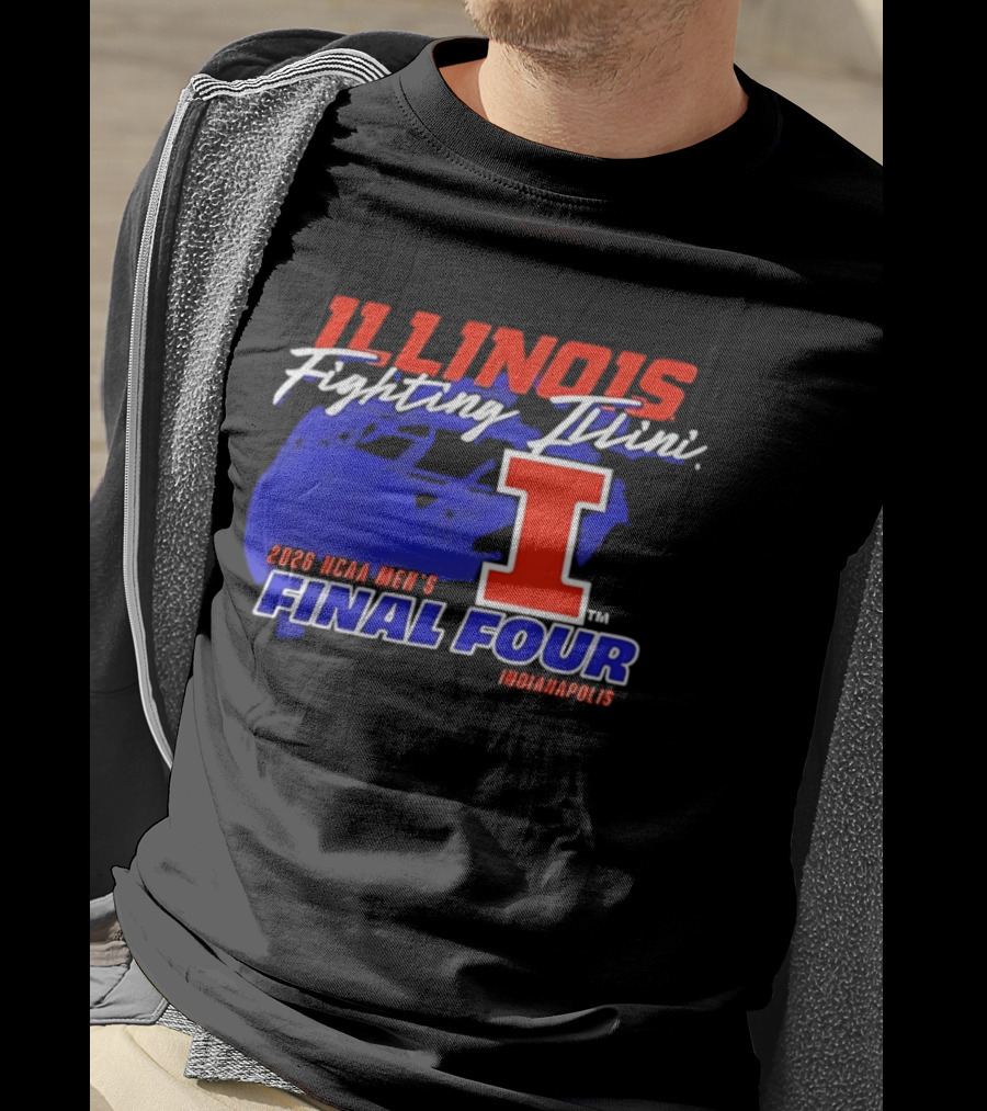 Illinois Fighting Illini 2026 NCAA Men's Final Four Indianapolis T-Shirt
