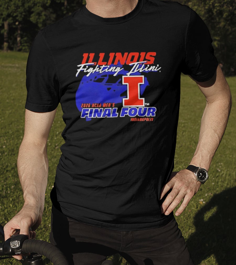Illinois Fighting Illini 2026 NCAA Men's Final Four Indianapolis T-Shirt