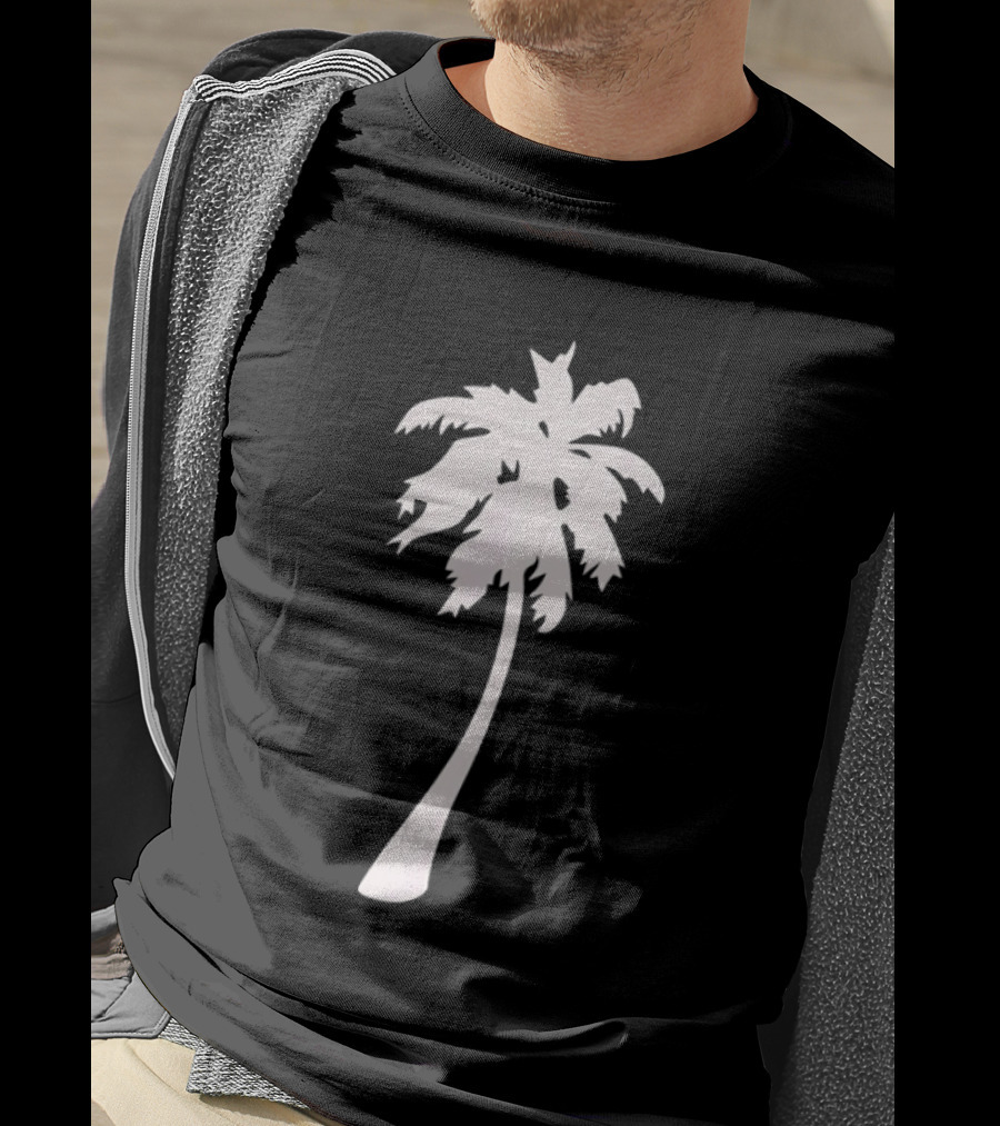 Palm Tree Tropical Sunset Summer Vibes T-Shirt