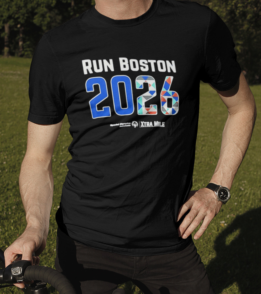 Run Boston 2026 Special Olympics Massachusetts Xtra Mile T-Shirt