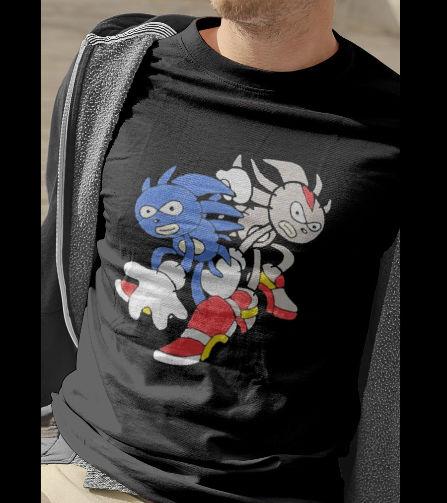 Sanic Coldsteel April Fools Meme Characters T-Shirt