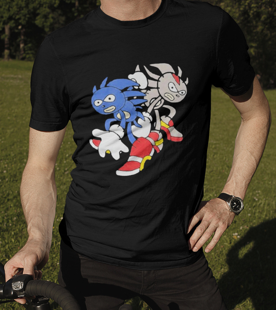Sanic Coldsteel April Fools Meme Characters T-Shirt