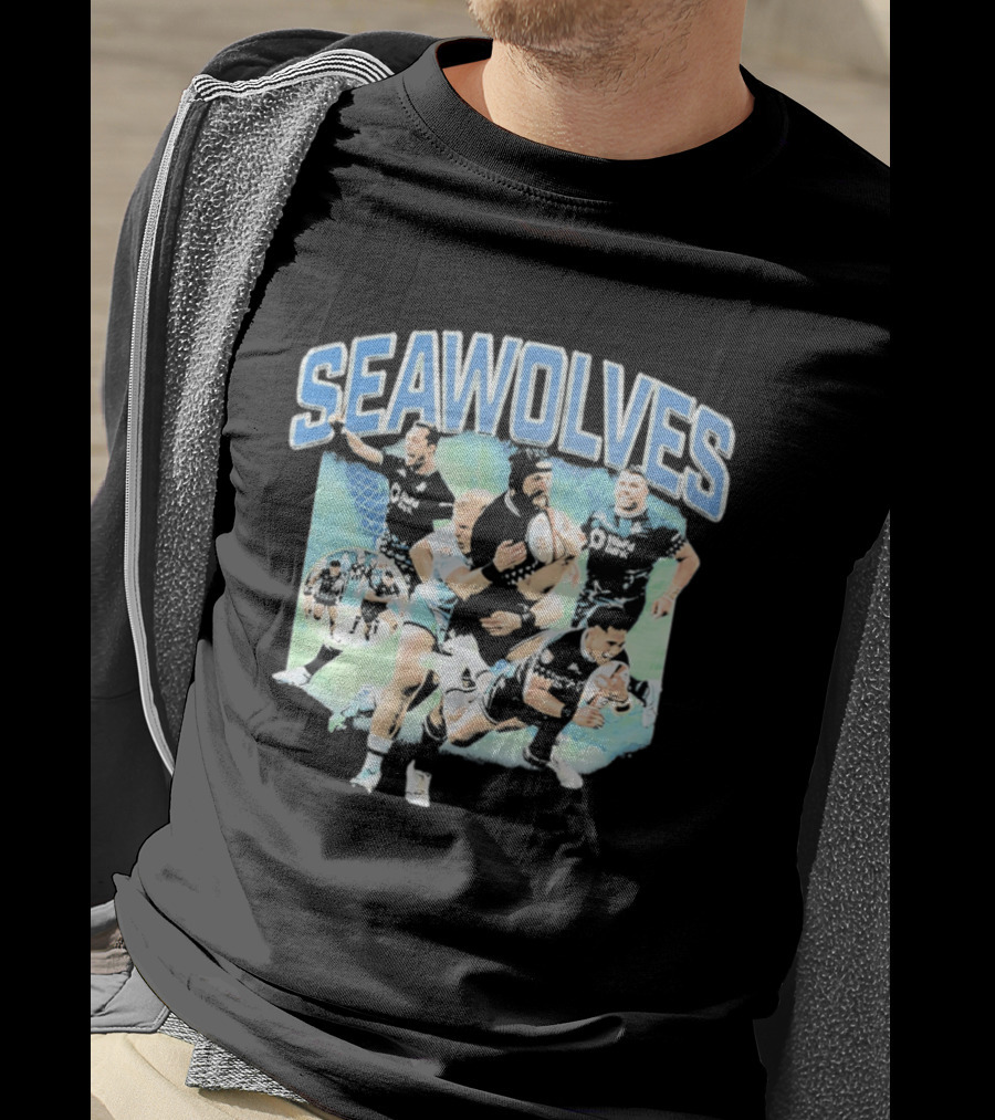Seawolves Rugby Team Action Seattle Match Highlights T-Shirt