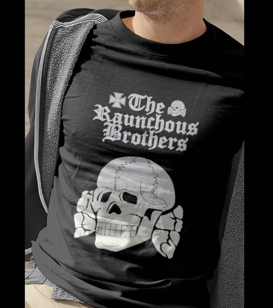 Skull The Raunchous Brothers Vintage Gothic T-Shirt
