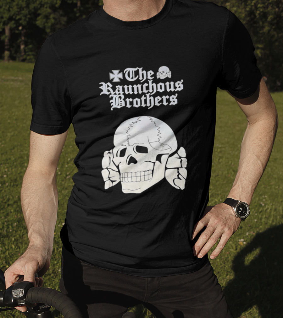 Skull The Raunchous Brothers Vintage Gothic T-Shirt
