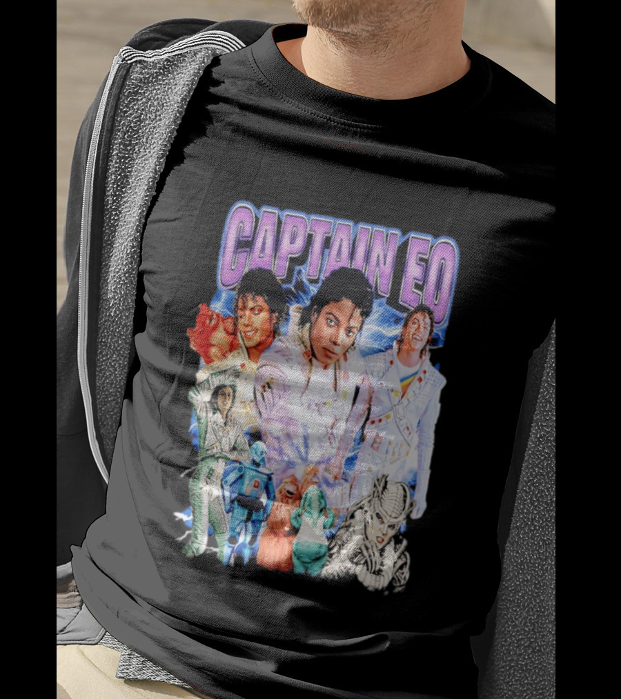 Captain EO Michael Jackson Sci Fi Adventure Cast Characters T-Shirt