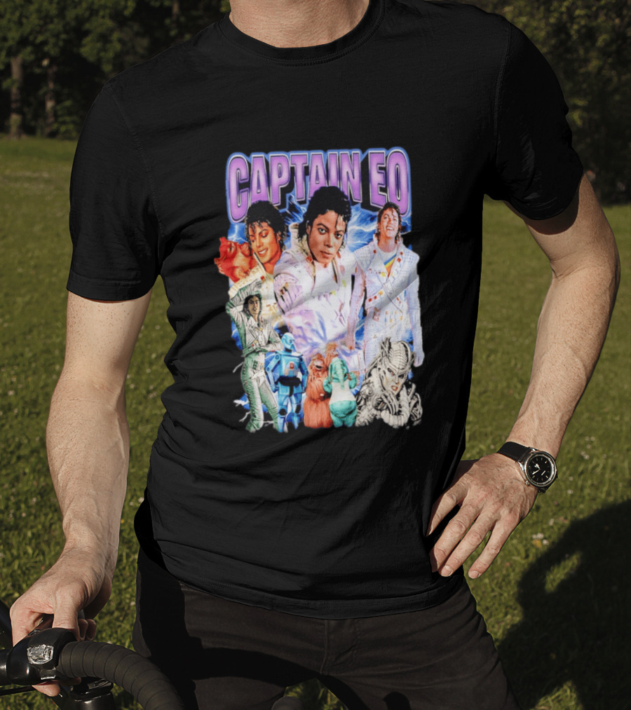 Captain EO Michael Jackson Sci Fi Adventure Cast Characters T-Shirt