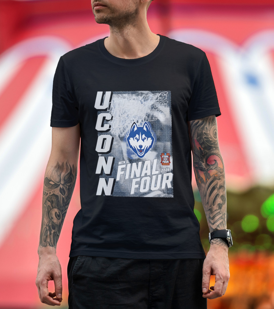 UConn Huskies Men's Final Four NCAA 2026 T-Shirt