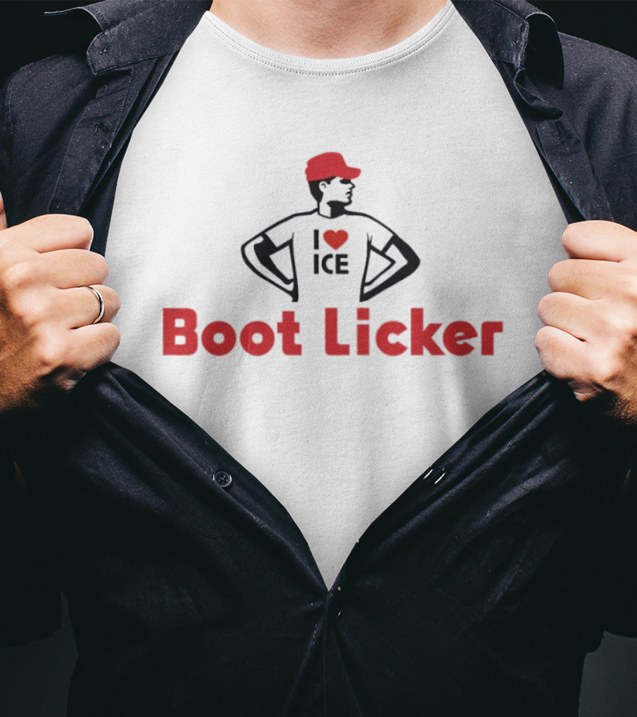 Boot Licker I Love ICE Red Hat Body T-Shirt