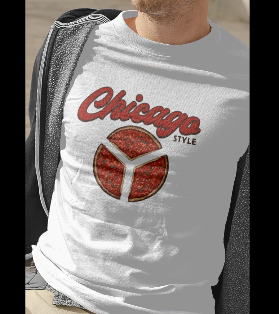 Chicago Style Deep Dish Pizza Slices T-Shirt