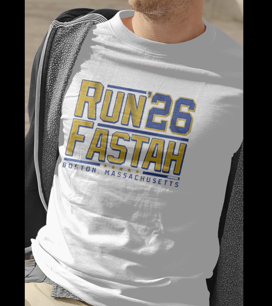 Run Fastah 26 Boston Massachusetts T-Shirt