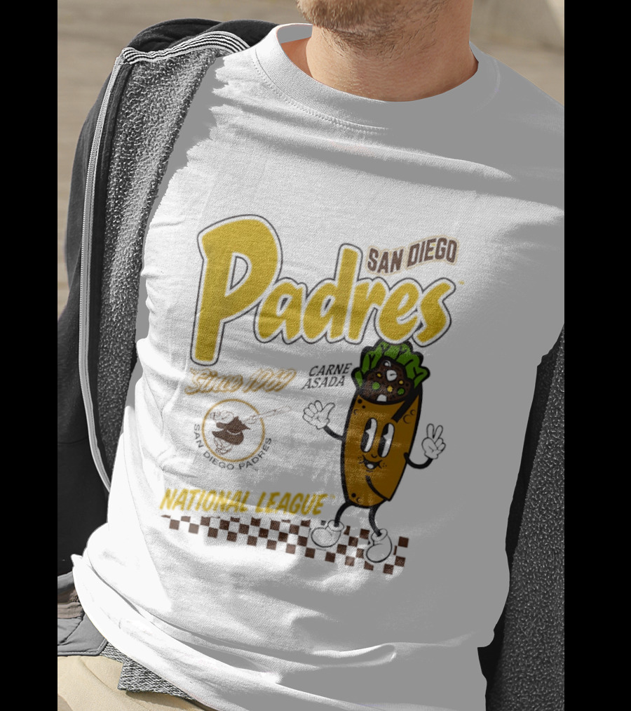 San Diego Padres Carne Asada National League Since 1969 Retro Baseball T-Shirt