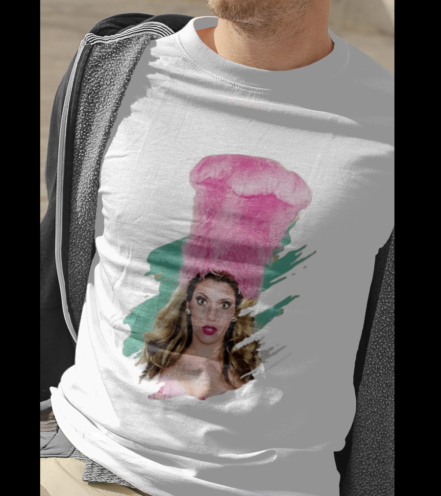 Maren Wade Showgirl Confessions Pink Feather Headdress T-Shirt