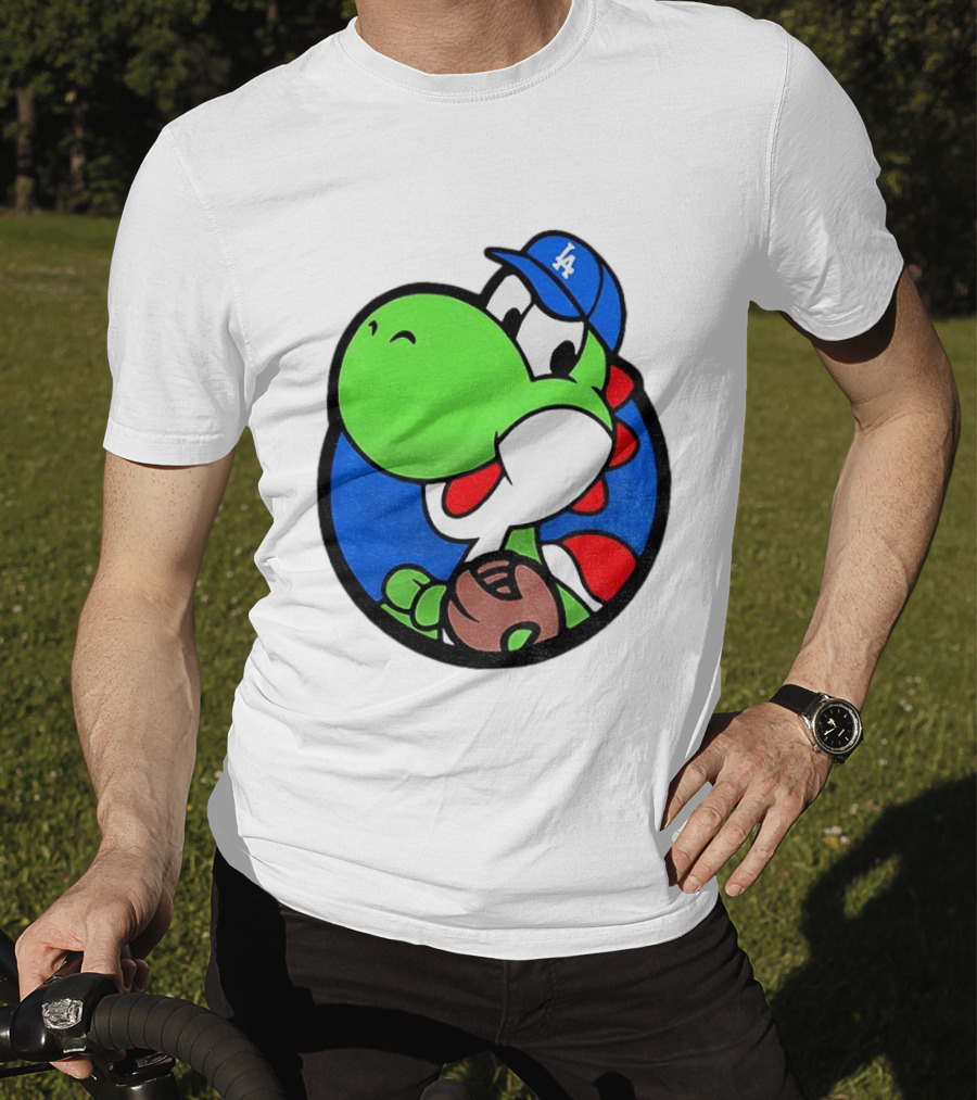 Super Mario Yoshi Los Angeles Dodgers Baseball MLB 2026 T-Shirt
