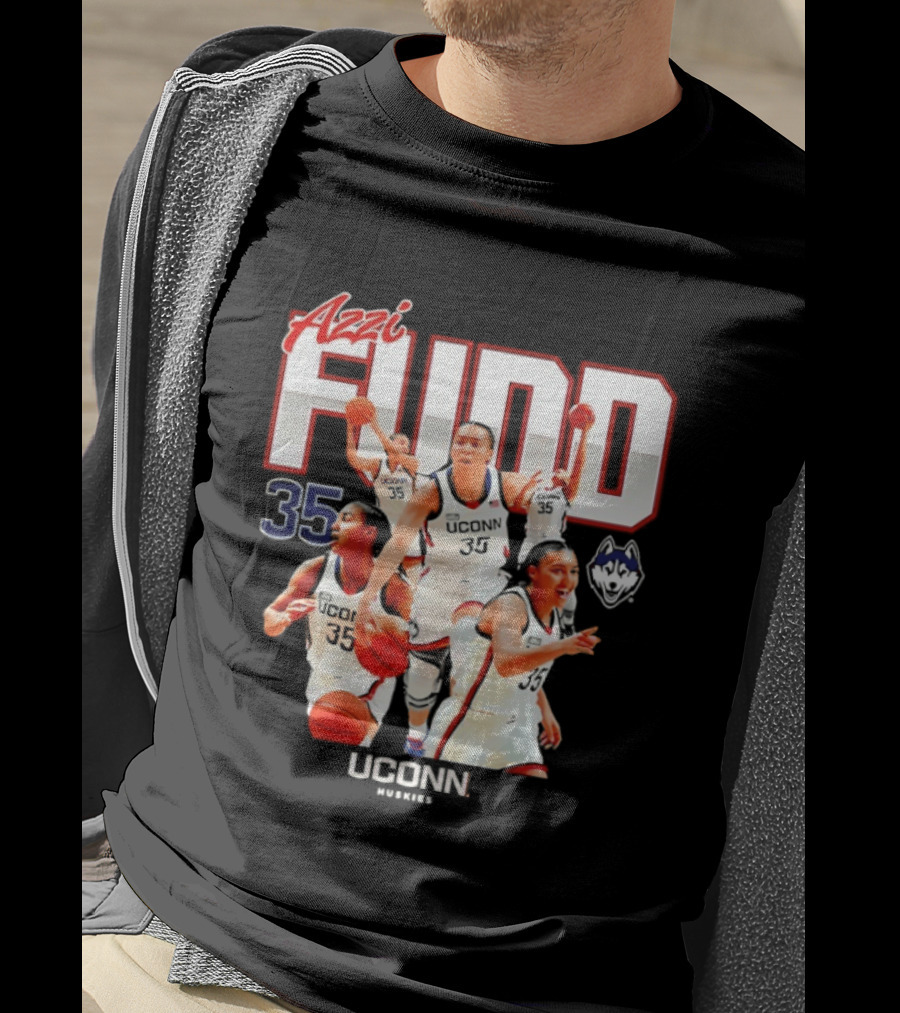 Azzi Fudd UConn Number 35 Huskies Basketball UConn Huskies T-Shirt