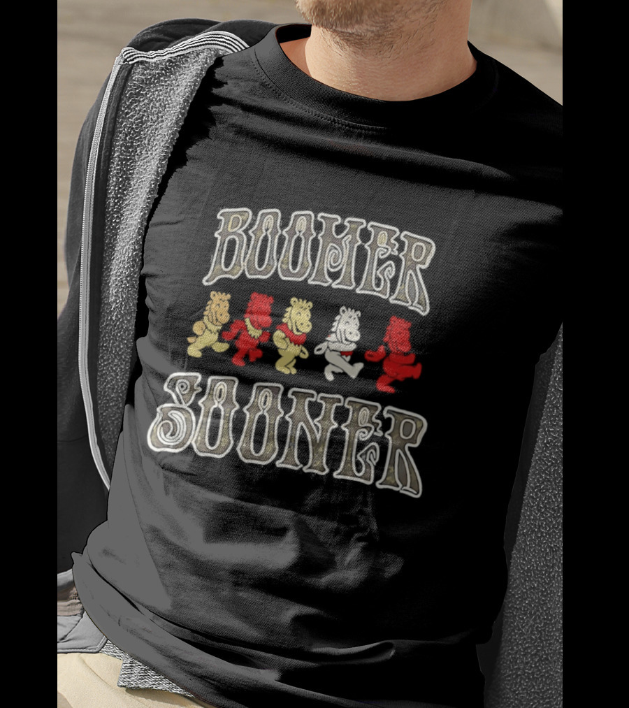 Boomer Sooner Grateful Dead Dancing Bears Oklahoma T-Shirt