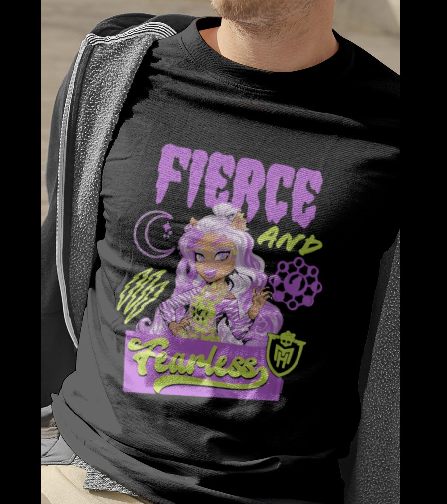 Fierce And Fearless Clawdeen Wolf Monster High T-Shirt