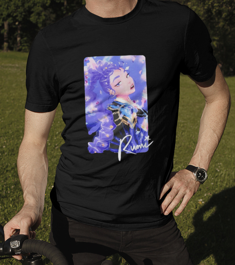 Rumi KPop Demon Hunters HUNTR X Anime T-Shirt