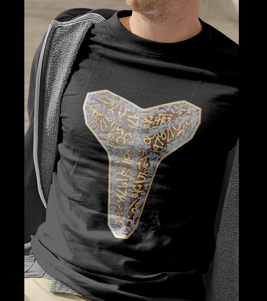 Kobe Bryant 24 8 Dri FIT Basketball Y Shaped Number T-Shirt
