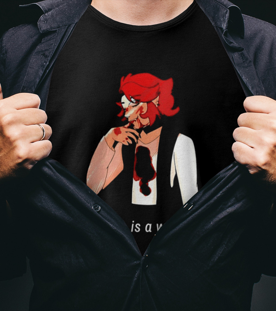 Sir This Is A Wendys Red Haired Character With White T-Shirt