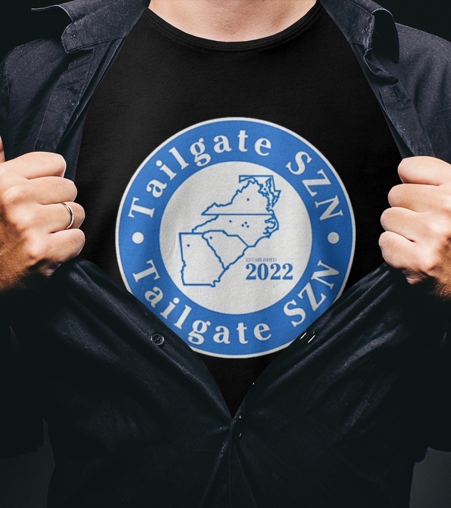 Tailgate SZN Established 2022 Map Circle T-Shirt