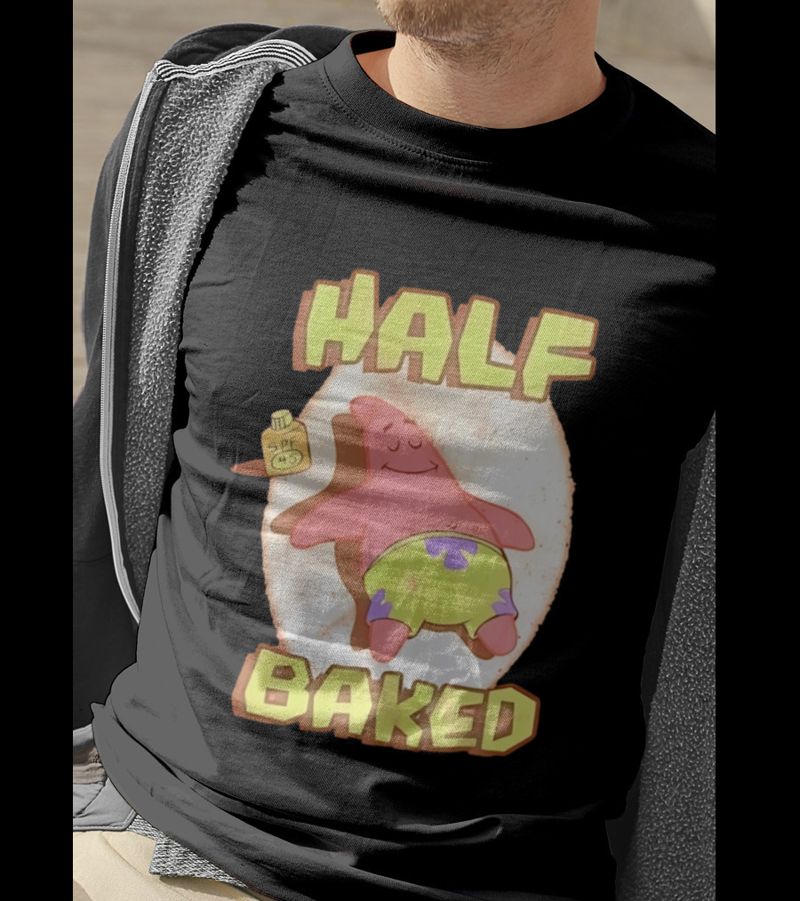 Patrick Star Half Baked SPF 45 Sunscreen Relaxation T-Shirt