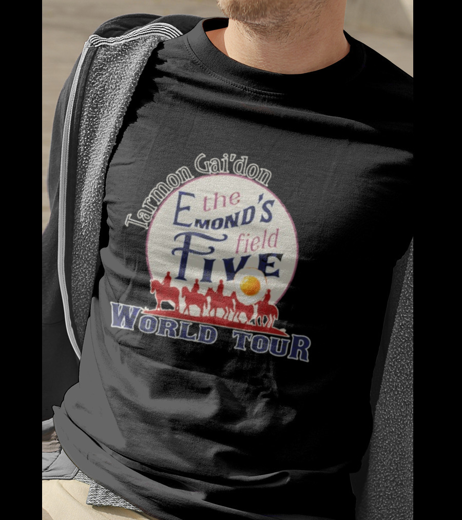 Tarmon Gai'don Emond's Field Five World Tour Silhouette Riders T-Shirt