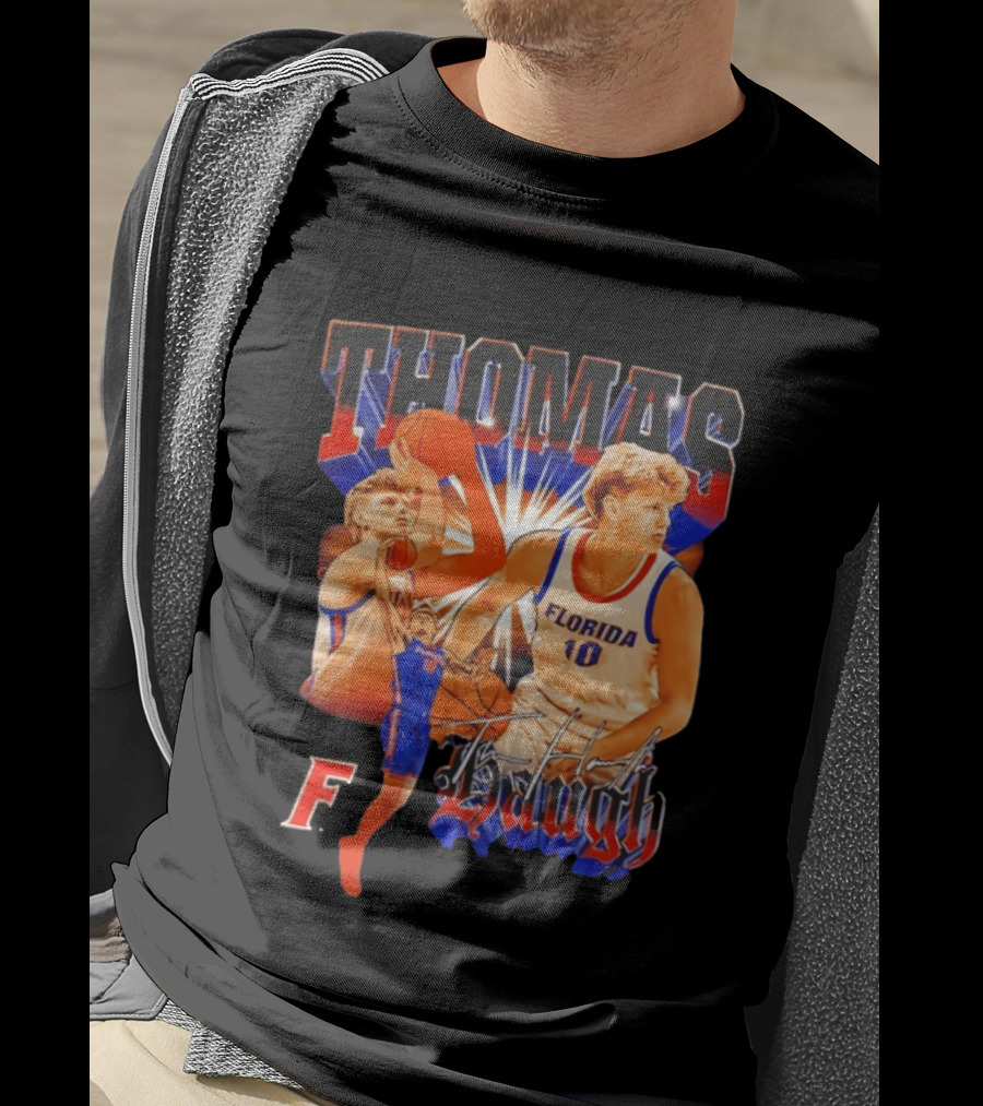 Thomas Haugh Florida Basketball Collage F. 10 T-Shirt