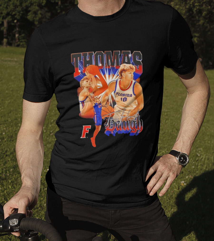 Thomas Haugh Florida Basketball Collage F. 10 T-Shirt