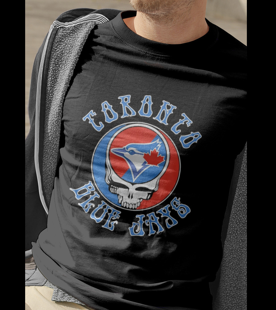 Toronto Blue Jays Grateful Dead Steal Your Face Mashup T-Shirt