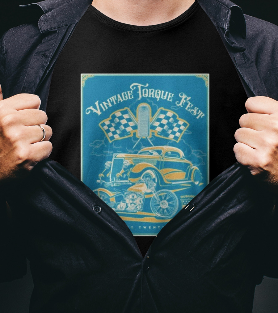 Vintage Torque Fest Dubuque Iowa Twenty Twenty Six T-Shirt
