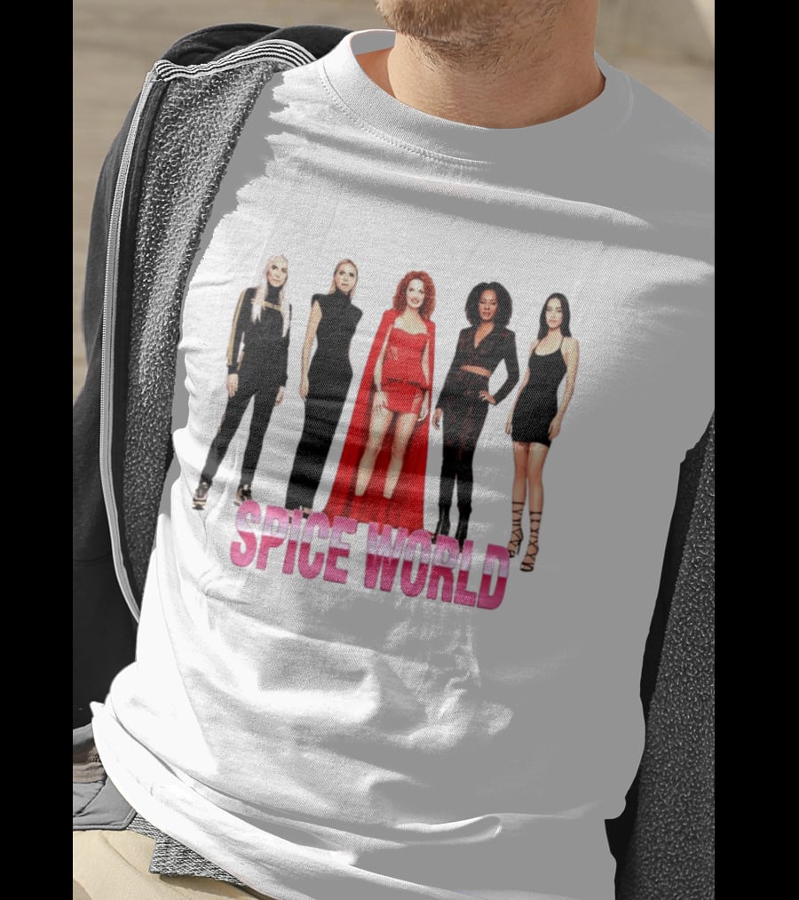 Spice World 90s Girls Music Fashion T-Shirt