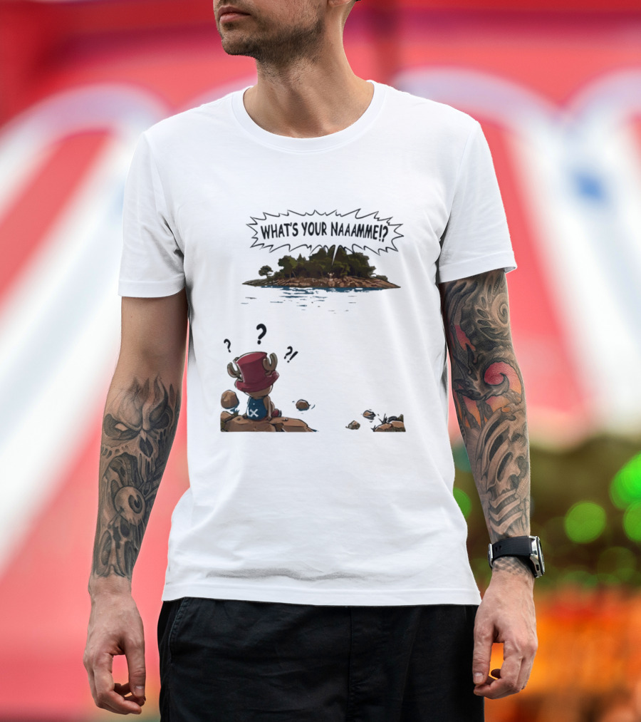 Tony Tony Chopper What's Your Name Island Question Marks T-Shirt
