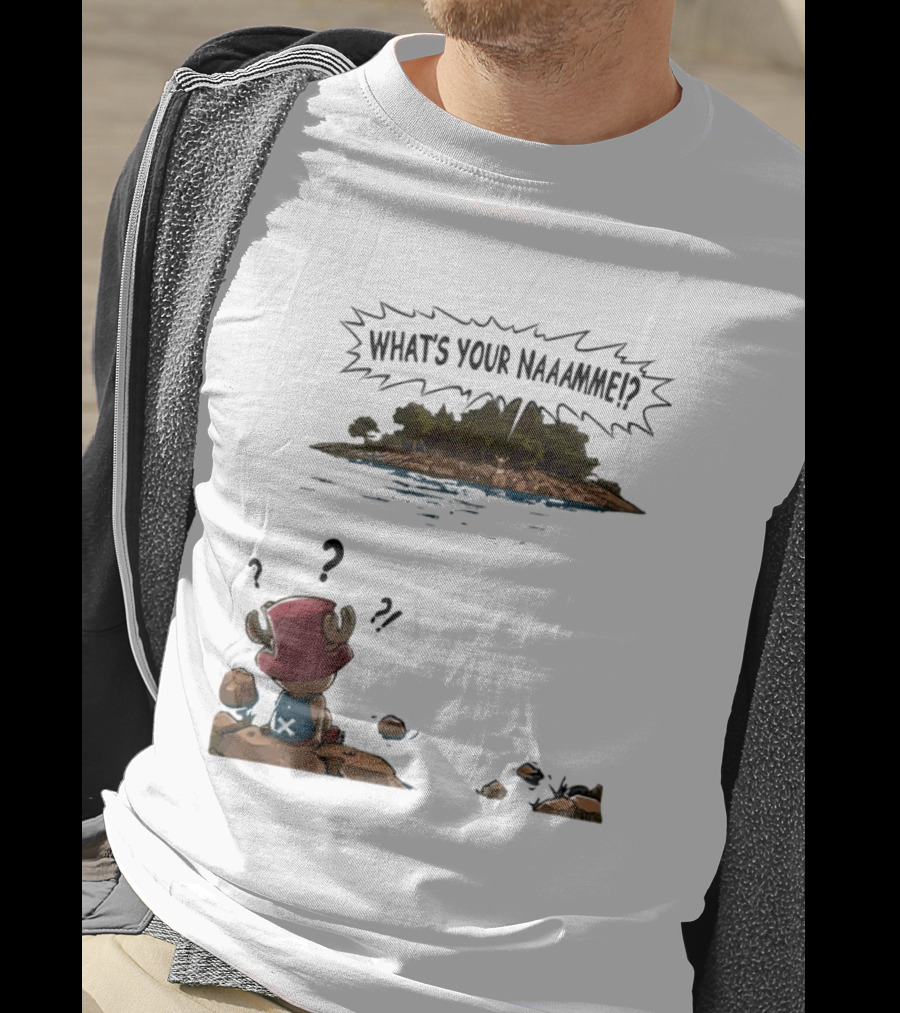Tony Tony Chopper What's Your Name Island Question Marks T-Shirt