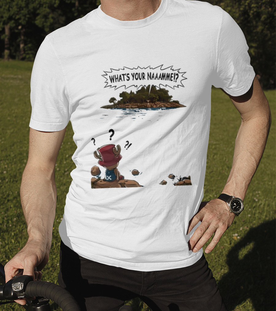Tony Tony Chopper What's Your Name Island Question Marks T-Shirt