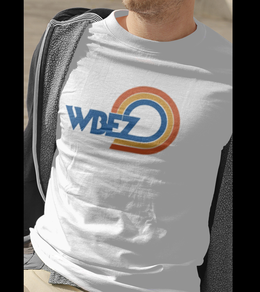 WBEZ Retro Bold Multicolor Circular T-Shirt