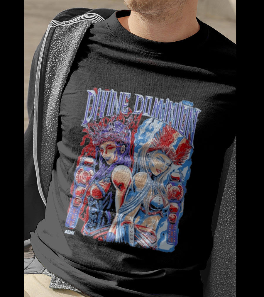 Divine Dominion AEW Megan Bayne Lena Kross Wrestling Champions T-Shirt