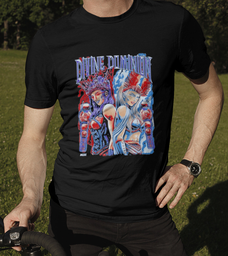 Divine Dominion AEW Megan Bayne Lena Kross Wrestling Champions T-Shirt